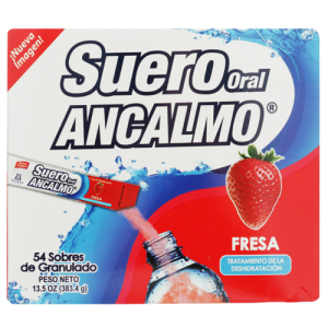 SUERO ANCALMO SABOR FRESA 54 PZ.